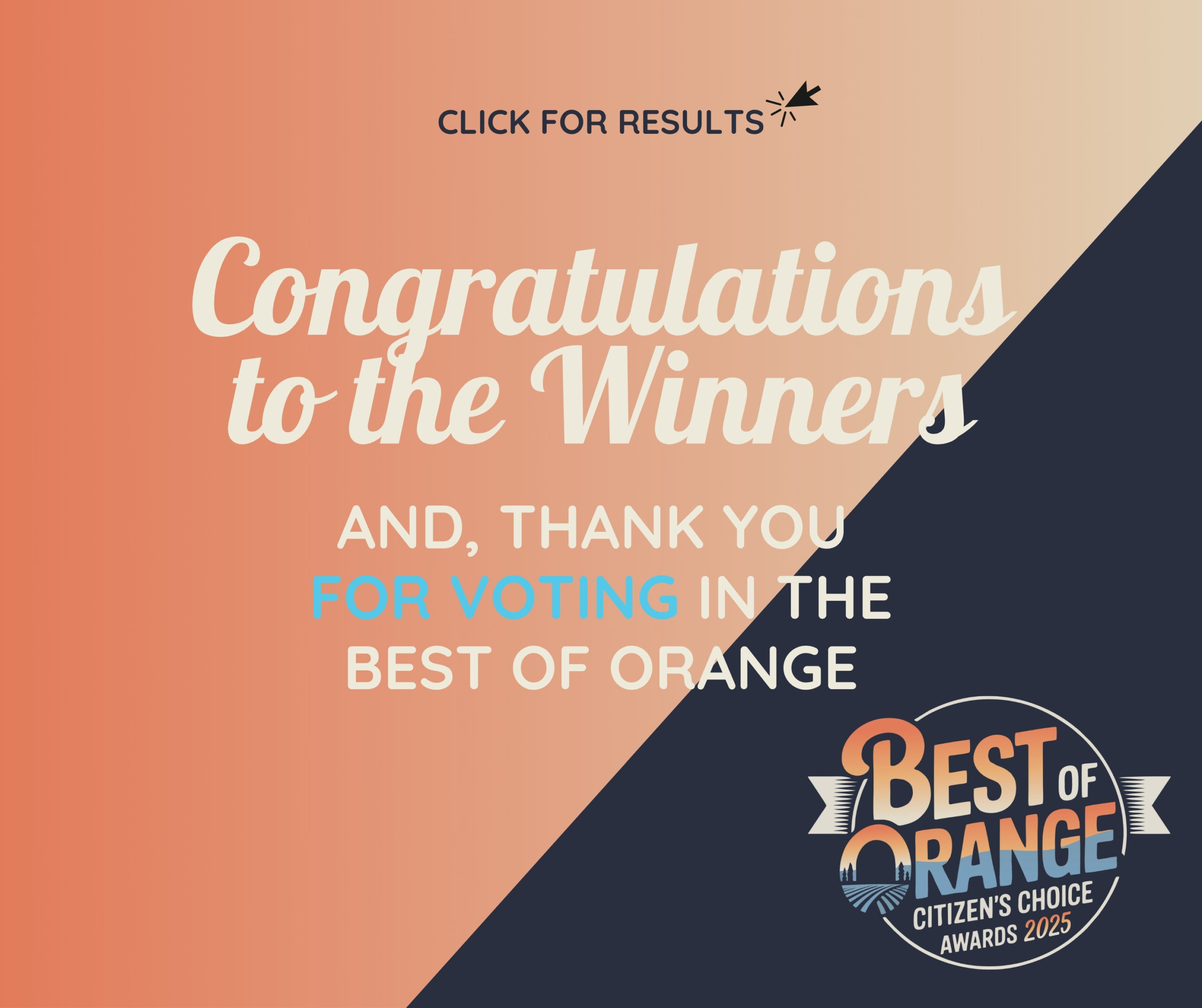 Featured image for “Best of Orange Citizens’ Choice Gold Awards”
